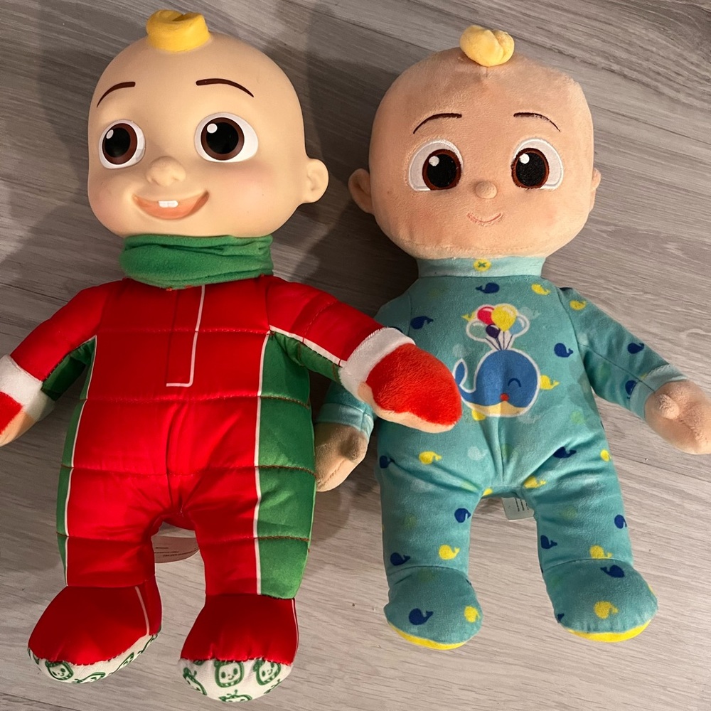 Cocomelon Plush doll Set - Red and Blue‎